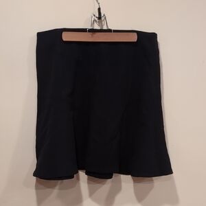 LOFT Elegant Black A-Line Skirt